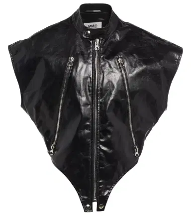 MM6 MAISON MARGIELA Leather jacket | Thumbnail 1 MM6 MAISON MARGIELA Leather jacket | Thumbnail 1