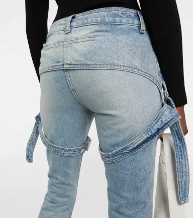 Courreges Courrèges Mid-rise bootcut jeans | Thumbnail 4 Courreges Courrèges Mid-rise bootcut jeans | Thumbnail 4