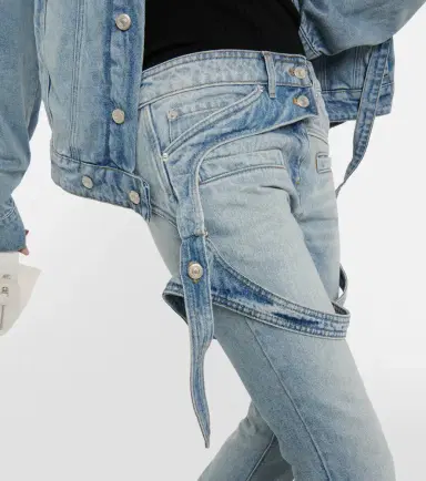 Courreges Courrèges Mid-rise bootcut jeans | Thumbnail 5 Courreges Courrèges Mid-rise bootcut jeans | Thumbnail 5