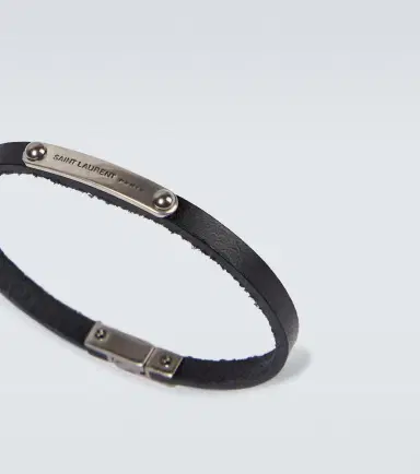 Saint Laurent Leather bracelet | Thumbnail 2 Saint Laurent Leather bracelet | Thumbnail 2