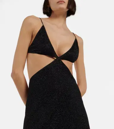 Oseree Oséree Lumiere cut out dress | Thumbnail 2 Oseree Oséree Lumiere cut out dress | Thumbnail 2