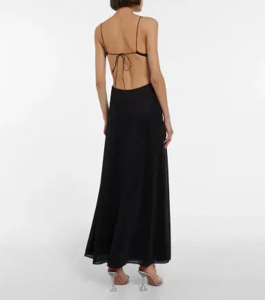 Oseree Oséree Lumiere cut out dress | Thumbnail 4 Oseree Oséree Lumiere cut out dress | Thumbnail 4