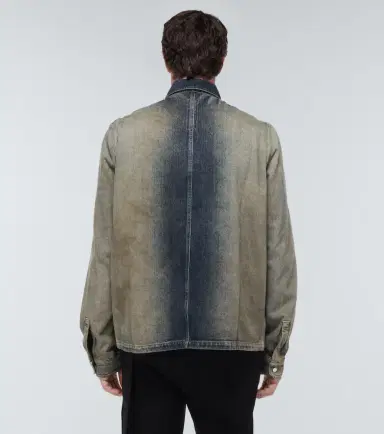Rick Owens DRKSHDW faded denim shirt jacket | Thumbnail 5 Rick Owens DRKSHDW faded denim shirt jacket | Thumbnail 5