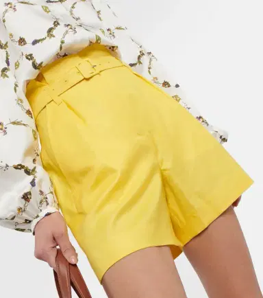 Gabriela Hearst Claudio wool, silk, and linen shorts | Thumbnail 4 Gabriela Hearst Claudio wool, silk, and linen shorts | Thumbnail 4