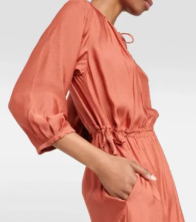 A.P.C. A. P.C. Eve pleated jersey midi dress | Thumbnail 5 A.P.C. A. P.C. Eve pleated jersey midi dress | Thumbnail 5