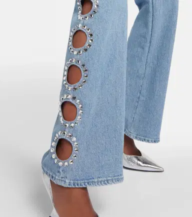 7 For All Mankind Slouchy Bootcut embellished jeans | Thumbnail 3 7 For All Mankind Slouchy Bootcut embellished jeans | Thumbnail 3
