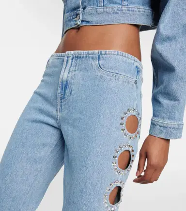7 For All Mankind Slouchy Bootcut embellished jeans | Thumbnail 4 7 For All Mankind Slouchy Bootcut embellished jeans | Thumbnail 4
