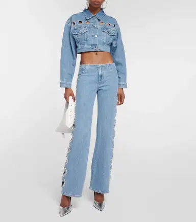7 For All Mankind Slouchy Bootcut embellished jeans | Thumbnail 5 7 For All Mankind Slouchy Bootcut embellished jeans | Thumbnail 5