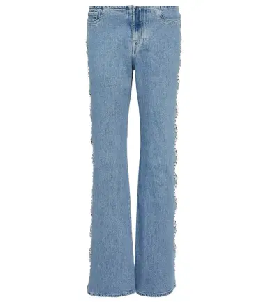 7 For All Mankind Slouchy Bootcut embellished jeans | Thumbnail 1 7 For All Mankind Slouchy Bootcut embellished jeans | Thumbnail 1