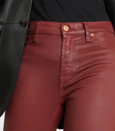 7 For All Mankind High-rise cotton-blend skinny jeans | Thumbnail 4 7 For All Mankind High-rise cotton-blend skinny jeans | Thumbnail 4