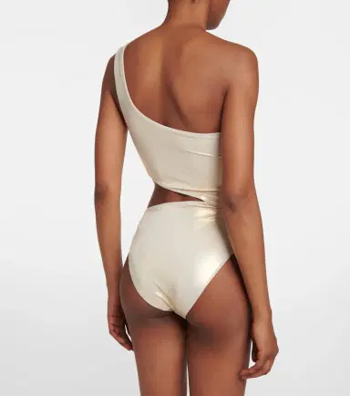 Melissa Odabash Nassau metallic asymmetric swimsuit | Thumbnail 2 Melissa Odabash Nassau metallic asymmetric swimsuit | Thumbnail 2