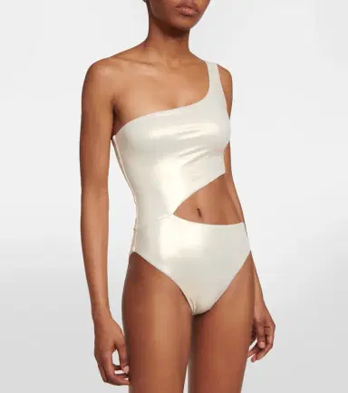 Melissa Odabash Nassau metallic asymmetric swimsuit | Thumbnail 4 Melissa Odabash Nassau metallic asymmetric swimsuit | Thumbnail 4