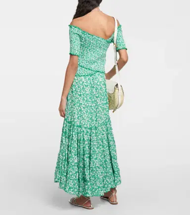 Poupette St Barth Soledad floral midi dress | Thumbnail 2 Poupette St Barth Soledad floral midi dress | Thumbnail 2