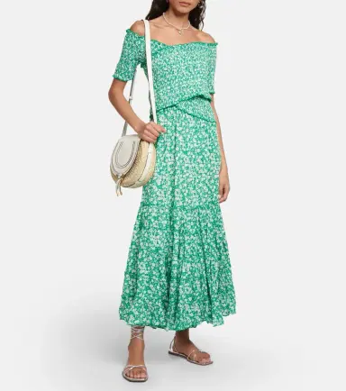 Poupette St Barth Soledad floral midi dress | Thumbnail 4 Poupette St Barth Soledad floral midi dress | Thumbnail 4