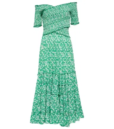 Poupette St Barth Soledad floral midi dress | Thumbnail 1 Poupette St Barth Soledad floral midi dress | Thumbnail 1