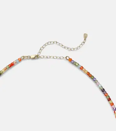 Sydney Evan Evil Eye 14kt gold beaded necklace with diamonds | Thumbnail 6 Sydney Evan Evil Eye 14kt gold beaded necklace with diamonds | Thumbnail 6