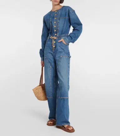 Ulla Johnson Stevie wide-leg denim jumpsuit | Thumbnail 4 Ulla Johnson Stevie wide-leg denim jumpsuit | Thumbnail 4