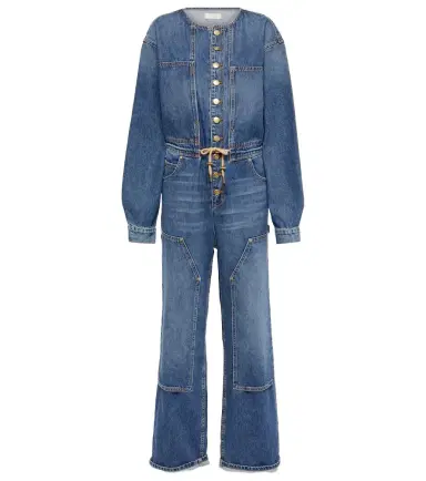 Ulla Johnson Stevie wide-leg denim jumpsuit | Thumbnail 1 Ulla Johnson Stevie wide-leg denim jumpsuit | Thumbnail 1