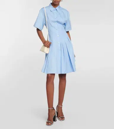 Marni Cotton poplin shirt dress | Thumbnail 4 Marni Cotton poplin shirt dress | Thumbnail 4