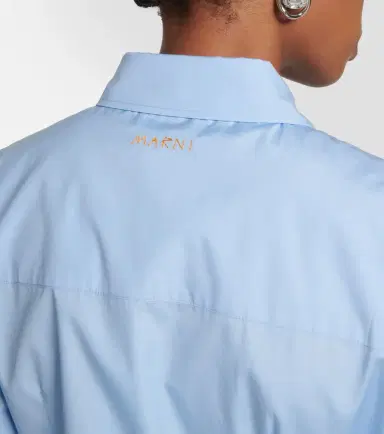 Marni Cotton poplin shirt dress | Thumbnail 6 Marni Cotton poplin shirt dress | Thumbnail 6