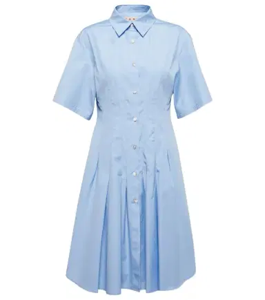 Marni Cotton poplin shirt dress | Thumbnail 1 Marni Cotton poplin shirt dress | Thumbnail 1
