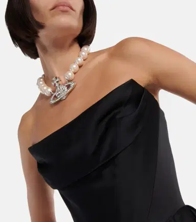 Vivienne Westwood Off-shoulder satin gown | Thumbnail 4 Vivienne Westwood Off-shoulder satin gown | Thumbnail 4
