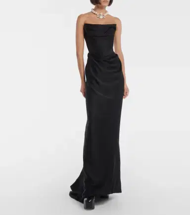 Vivienne Westwood Off-shoulder satin gown | Thumbnail 5 Vivienne Westwood Off-shoulder satin gown | Thumbnail 5