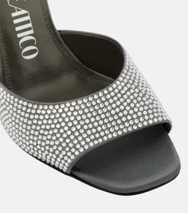 The Attico Luz crystal-embellished leather mules | Thumbnail 5 The Attico Luz crystal-embellished leather mules | Thumbnail 5