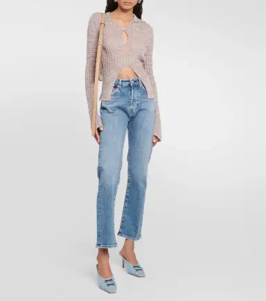 AG Jeans American mid-rise straight jeans | Thumbnail 4 AG Jeans American mid-rise straight jeans | Thumbnail 4