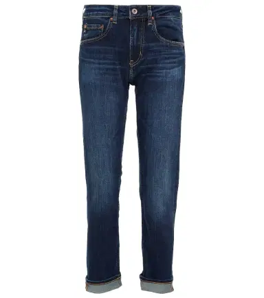 AG Jeans Girlfriend mid-rise slim jeans | Thumbnail 1 AG Jeans Girlfriend mid-rise slim jeans | Thumbnail 1