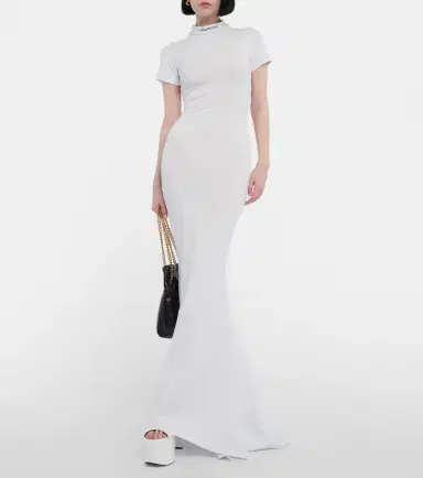 Balenciaga Cotton-blend T-shirt maxi dress | Thumbnail 5 Balenciaga Cotton-blend T-shirt maxi dress | Thumbnail 5