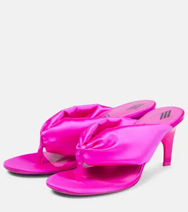 The Attico Rem satin thong sandals | Thumbnail 4 The Attico Rem satin thong sandals | Thumbnail 4