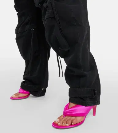 The Attico Rem satin thong sandals | Thumbnail 5 The Attico Rem satin thong sandals | Thumbnail 5