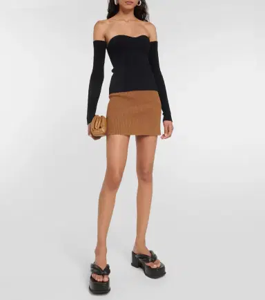 Wardrobe.NYC Wardrobe. NYC Ribbed-knit cotton-blend top | Thumbnail 5 Wardrobe.NYC Wardrobe. NYC Ribbed-knit cotton-blend top | Thumbnail 5