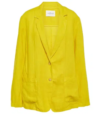 Velvet Cassie linen blazer | Thumbnail 1 Velvet Cassie linen blazer | Thumbnail 1