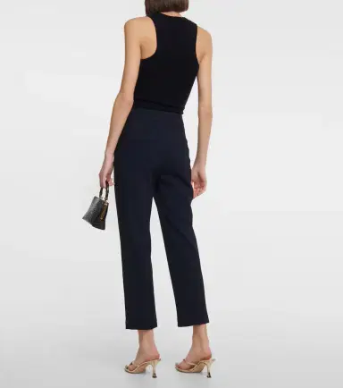 Veronica Beard Renzo high-rise slim cropped pants | Thumbnail 2 Veronica Beard Renzo high-rise slim cropped pants | Thumbnail 2