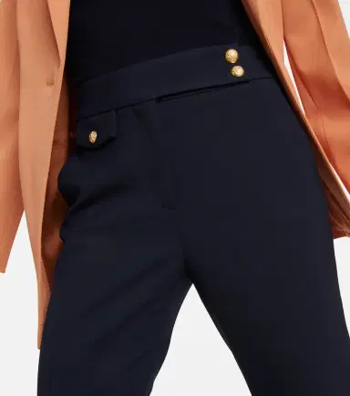 Veronica Beard Renzo high-rise slim cropped pants | Thumbnail 4 Veronica Beard Renzo high-rise slim cropped pants | Thumbnail 4