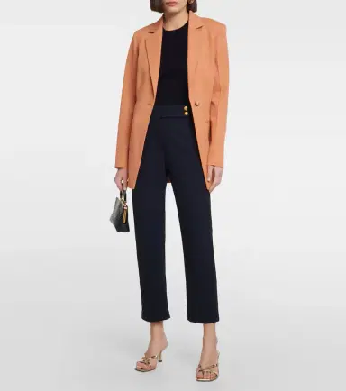 Veronica Beard Renzo high-rise slim cropped pants | Thumbnail 5 Veronica Beard Renzo high-rise slim cropped pants | Thumbnail 5