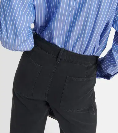 Nili Lotan Quentin twill wide-leg pants | Thumbnail 4 Nili Lotan Quentin twill wide-leg pants | Thumbnail 4