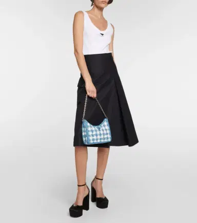 Prada Re-Edition Mini crochet shoulder bag | Thumbnail 6 Prada Re-Edition Mini crochet shoulder bag | Thumbnail 6