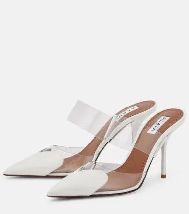 Alaïa Alaïa Caur patent leather and PU mules | Thumbnail 2 Alaïa Alaïa Caur patent leather and PU mules | Thumbnail 2