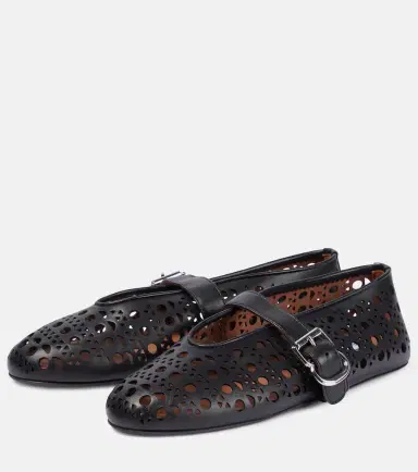 Alaïa Alaïa Vienne leather ballet flats | Thumbnail 2 Alaïa Alaïa Vienne leather ballet flats | Thumbnail 2