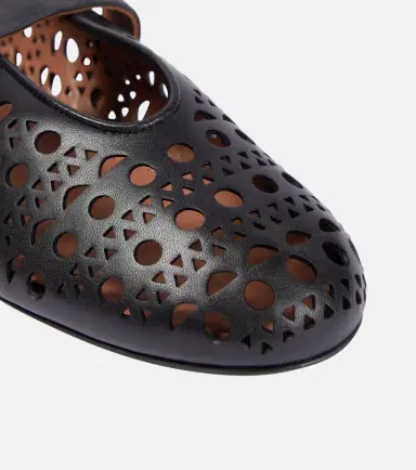 Alaïa Alaïa Vienne leather ballet flats | Thumbnail 4 Alaïa Alaïa Vienne leather ballet flats | Thumbnail 4