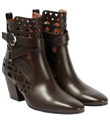 Alaïa Alaïa Ziggy Vienne leather ankle boots | Thumbnail 1 Alaïa Alaïa Ziggy Vienne leather ankle boots | Thumbnail 1