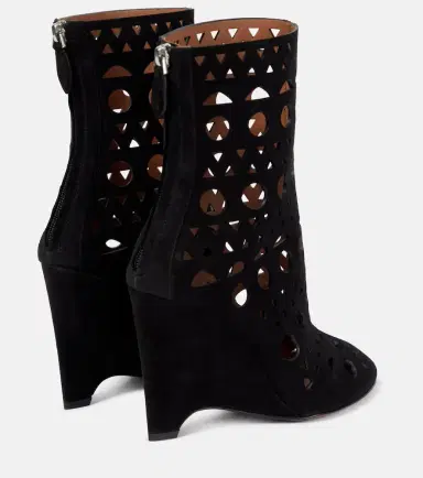Alaïa Alaïa Vienne suede wedge ankle boots | Thumbnail 3 Alaïa Alaïa Vienne suede wedge ankle boots | Thumbnail 3