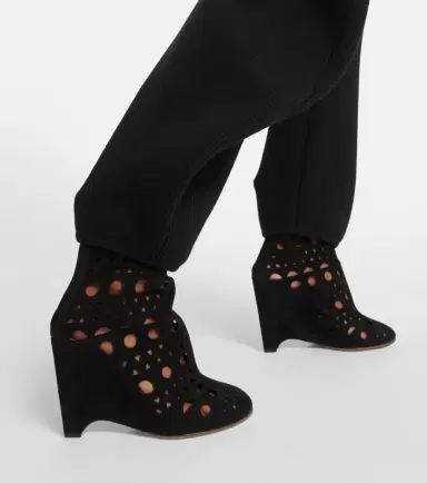 Alaïa Alaïa Vienne suede wedge ankle boots | Thumbnail 6 Alaïa Alaïa Vienne suede wedge ankle boots | Thumbnail 6