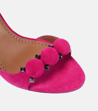 Alaïa Alaïa La Bombe suede sandals | Thumbnail 4 Alaïa Alaïa La Bombe suede sandals | Thumbnail 4