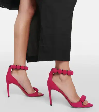 Alaïa Alaïa La Bombe suede sandals | Thumbnail 5 Alaïa Alaïa La Bombe suede sandals | Thumbnail 5