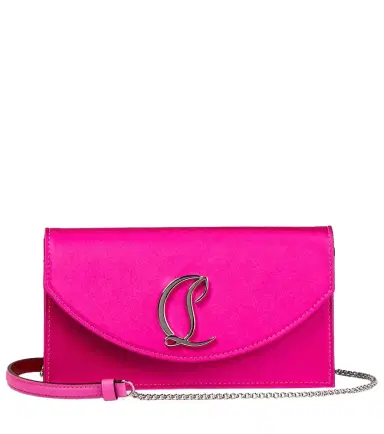Christian Louboutin Loubi54 satin shoulder bag | Thumbnail 1 Christian Louboutin Loubi54 satin shoulder bag | Thumbnail 1