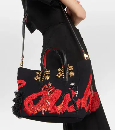 Christian Louboutin x Rossy de Palma Flamencaba Small embroidered tote bag | Thumbnail 4 Christian Louboutin x Rossy de Palma Flamencaba Small embroidered tote bag | Thumbnail 4
